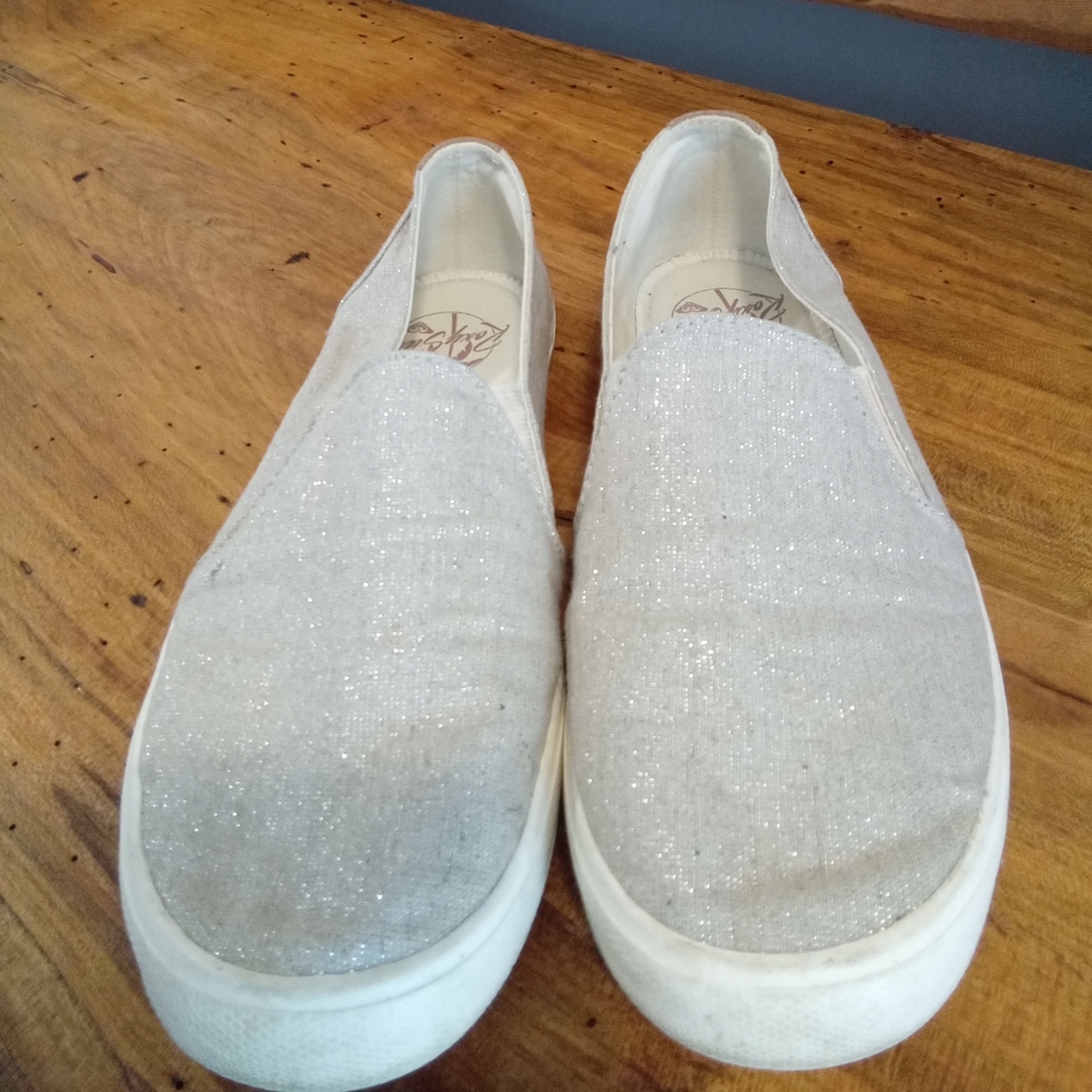 Roxy Surfside Size 8 Sparkly Slip-On Women's Tennis Shoes